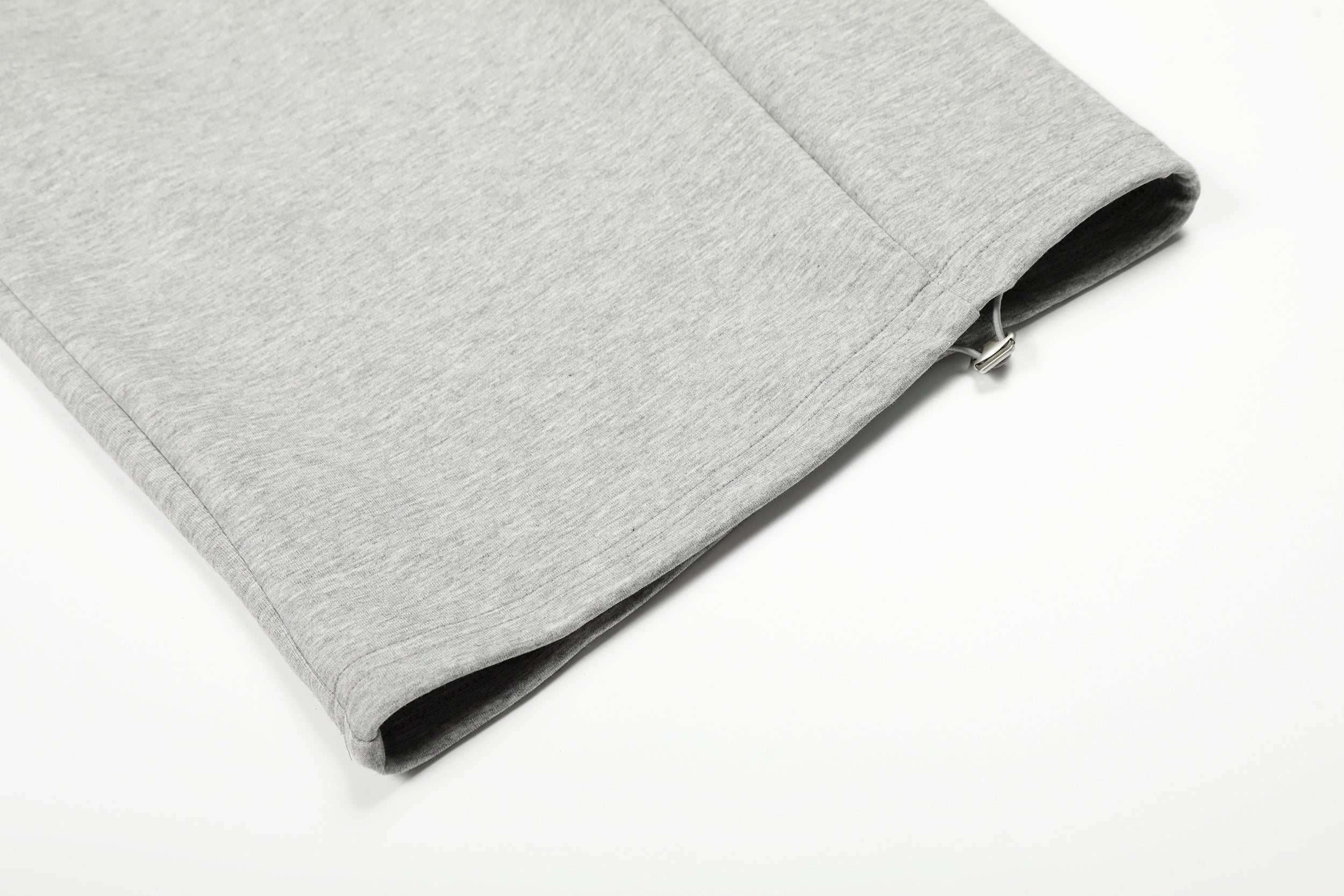 Omirad Pleated Relaxed Wide-Leg Pants – Light Grey
