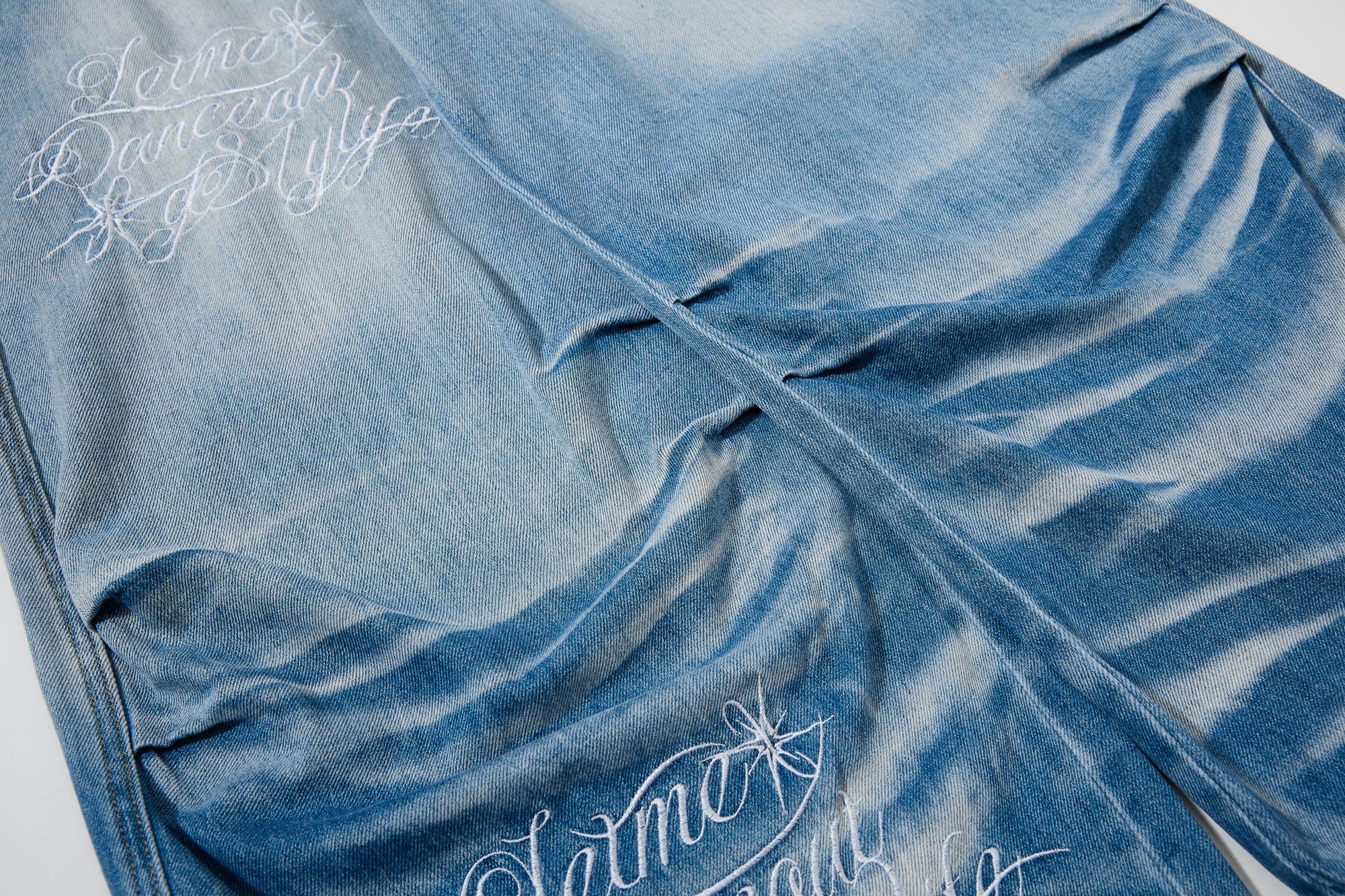 Omirad Vintage Wash Super Baggy Jeans | Y2K Wide Leg Denim