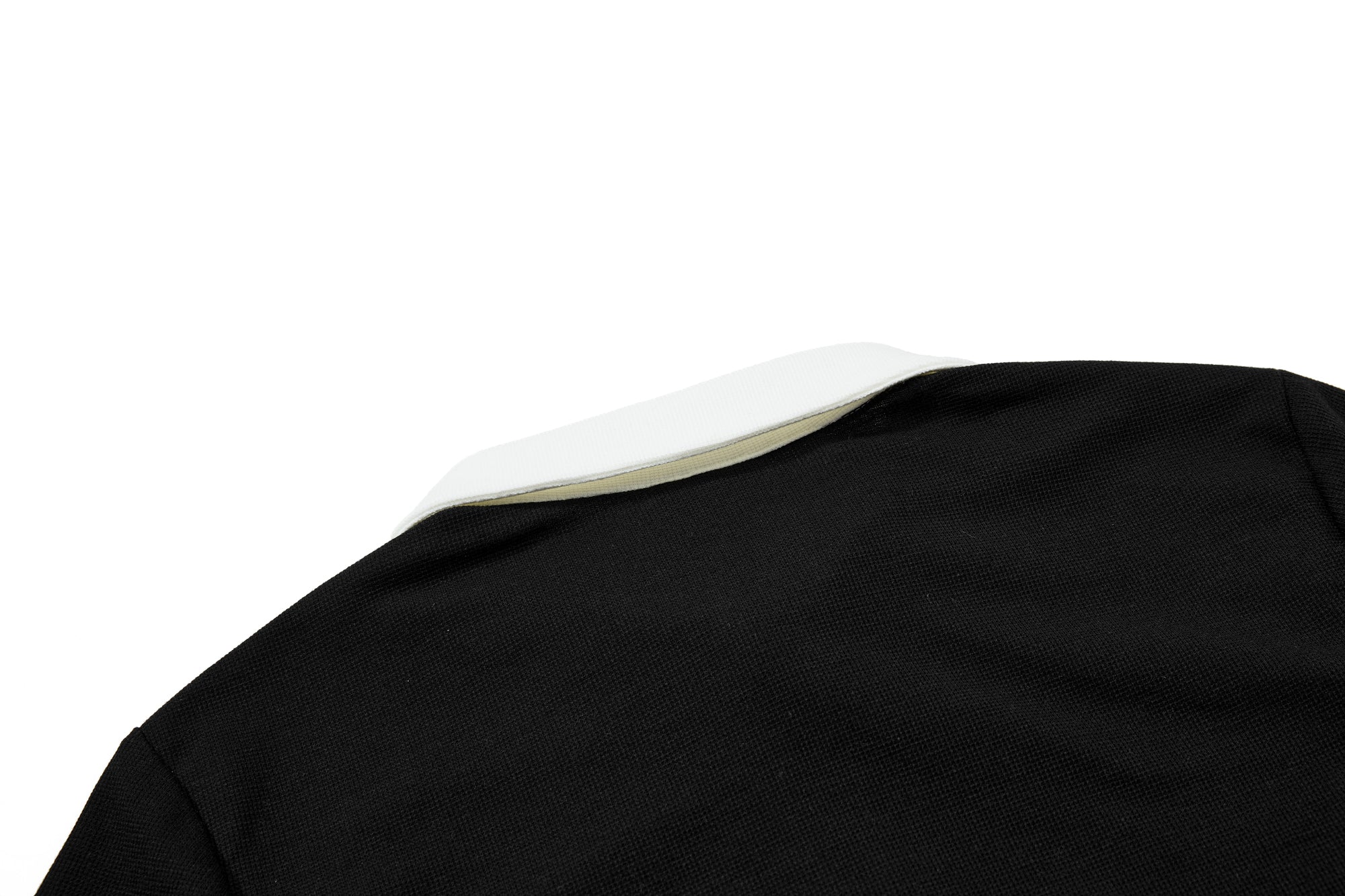 Gothic Star Skull Polo Shirt | Contrast Collar Streetwear