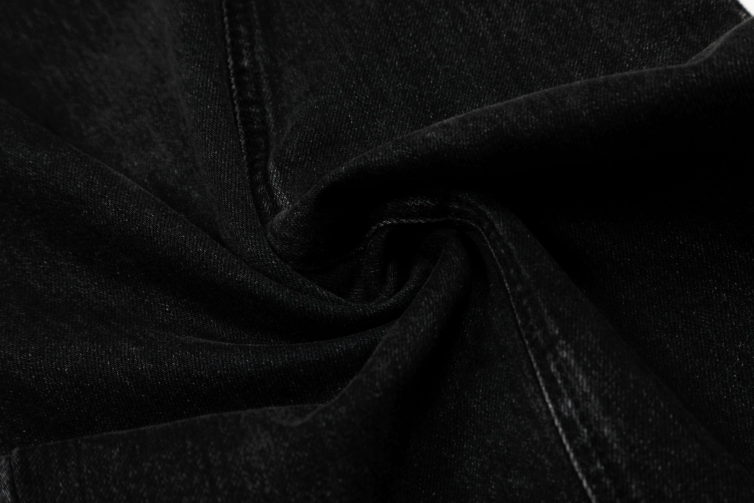 Wide-Leg Balloon Denim Pants | Washed Black Streetwear Jeans