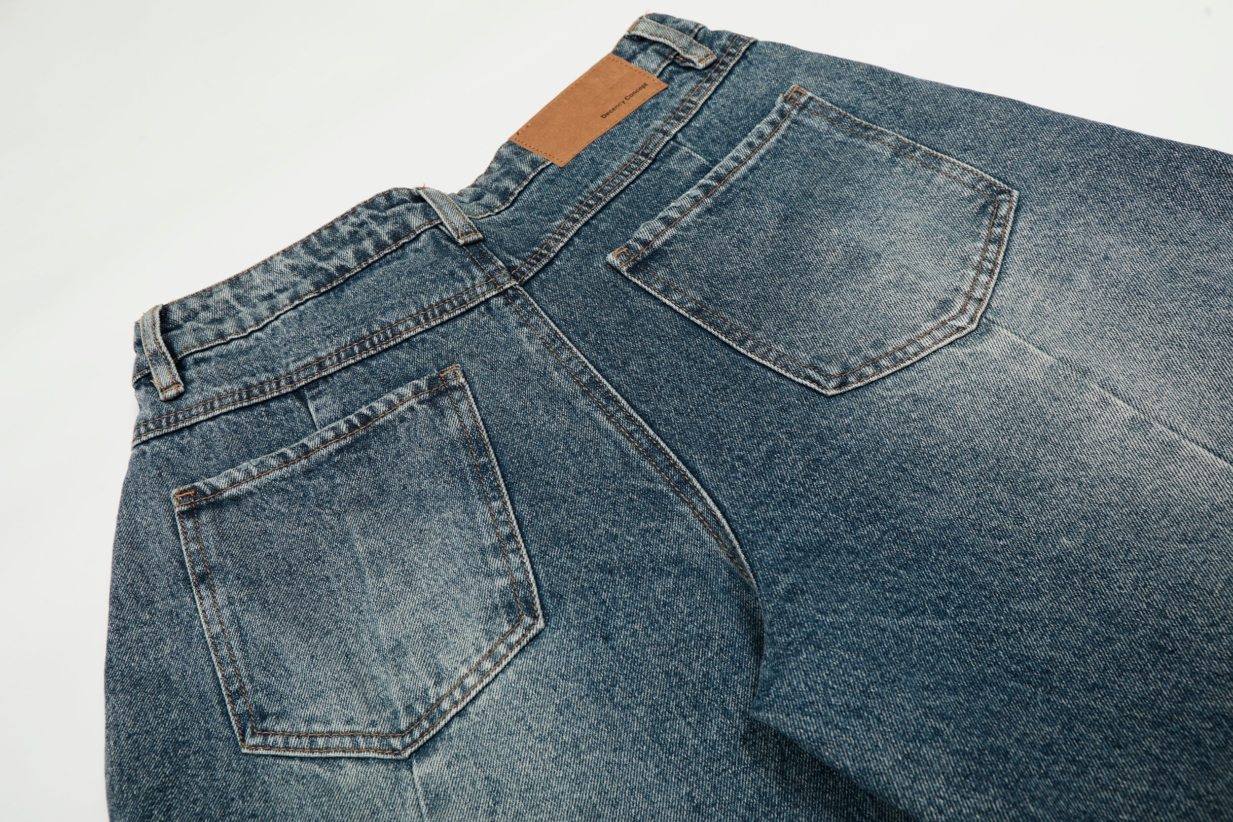 Omirad 3D Panel Balloon Fit Vintage Jeans | Wide Leg Denim