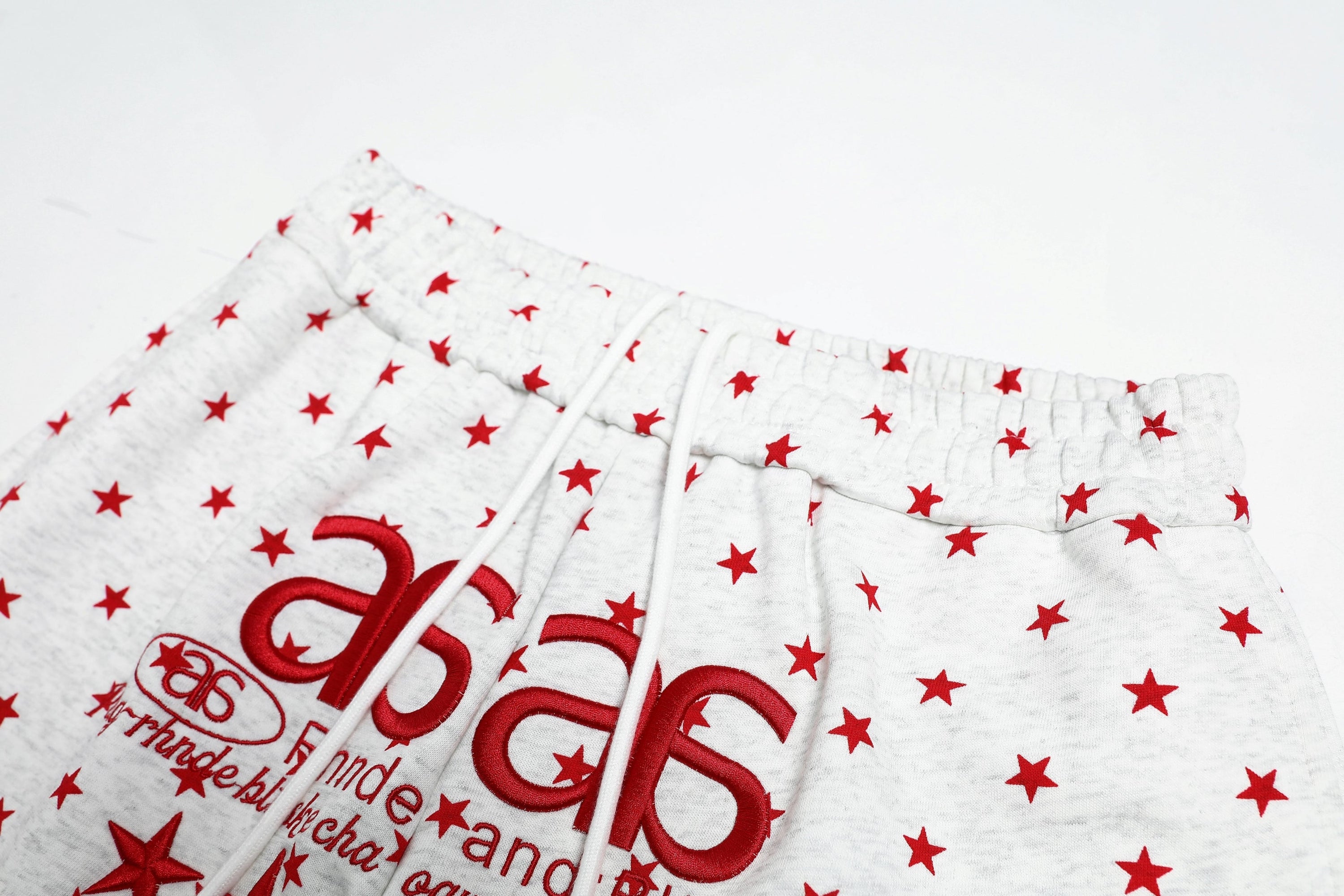 Omirad Star Print Wide-Leg Sweatpants | Streetwear