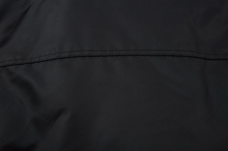 Omirad Toggle-Lock Faux Fur Hood Bomber Jacket | Black