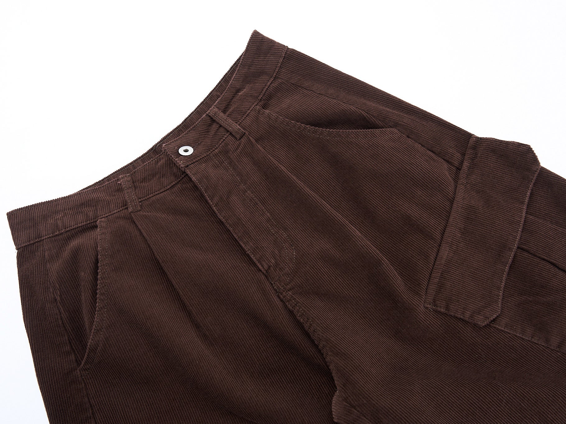 Omirad Corduroy Cargo Wide-Leg Pants | Streetwear Trousers
