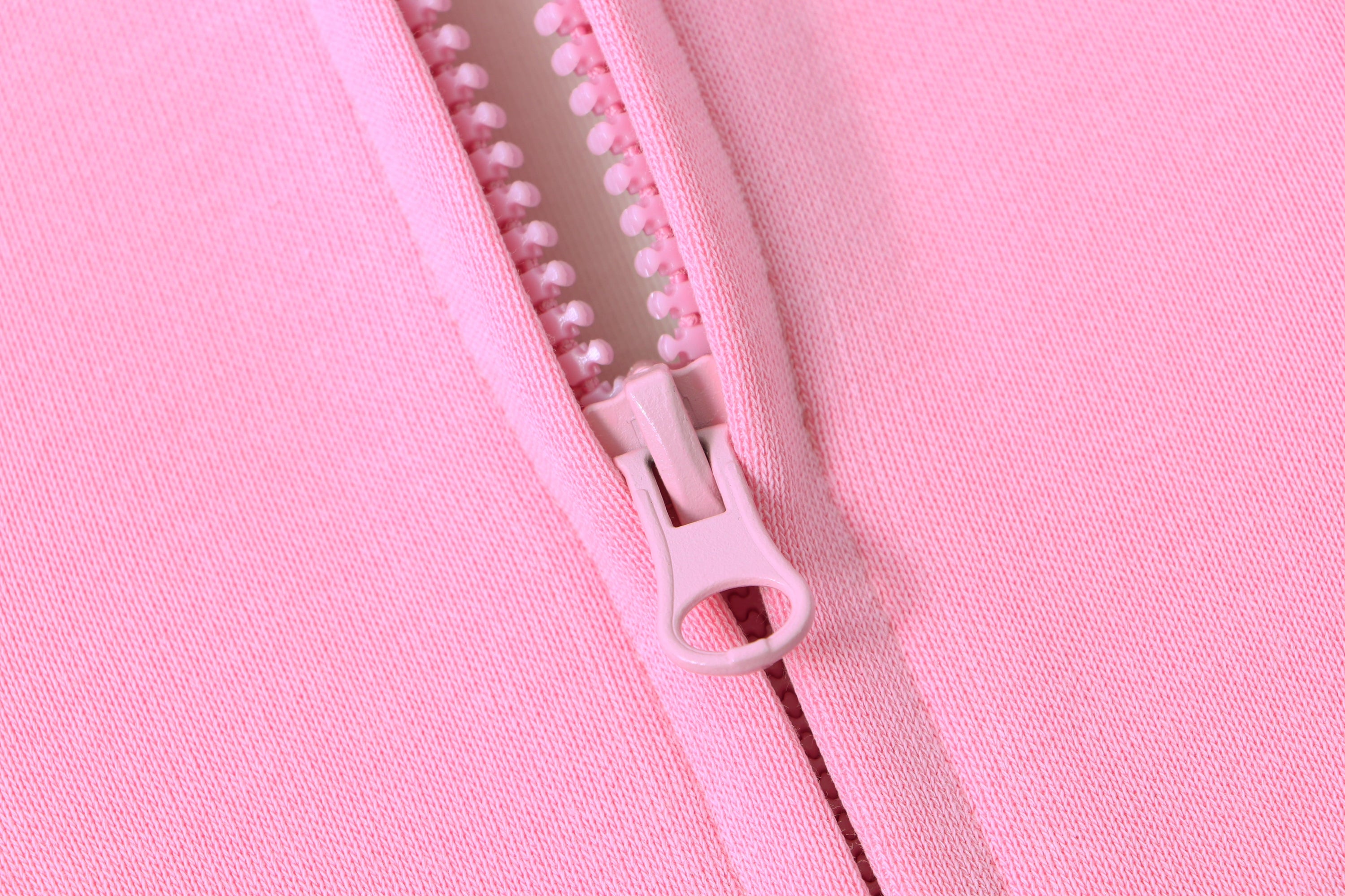 Pastel Pink Unicorn Varsity Zip Hoodie | Streetwear