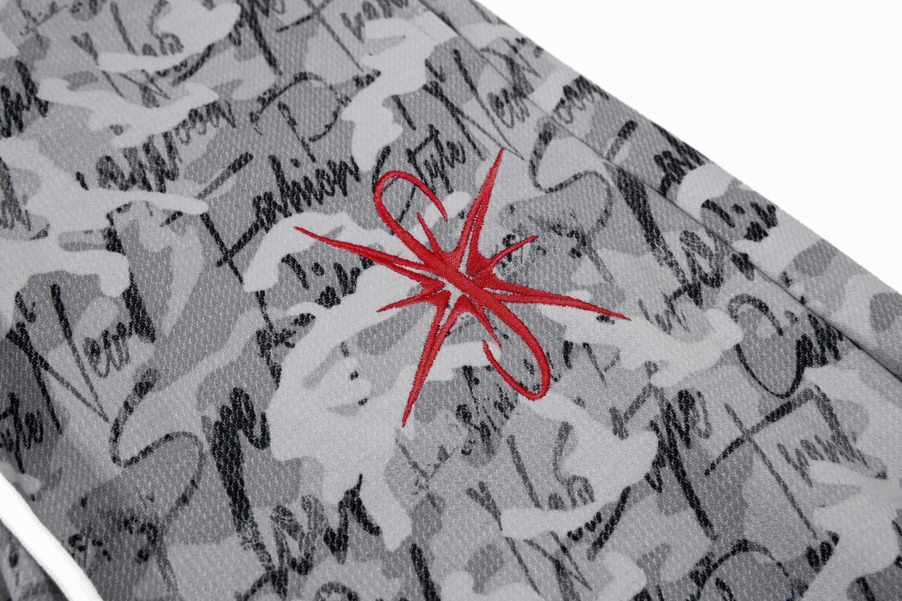 Omirad Camo Script Wide-Leg Streetwear Pants