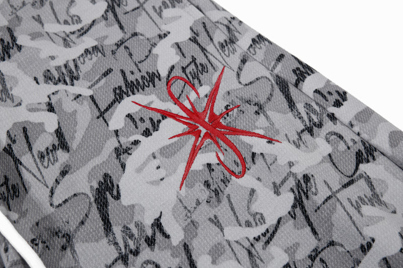 Omirad Camo Script Wide-Leg Streetwear Pants
