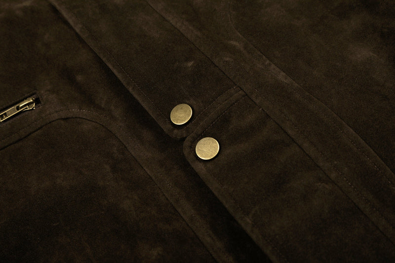 Omirad Utility Bomber Jacket | Stand Collar & Gold Hardware