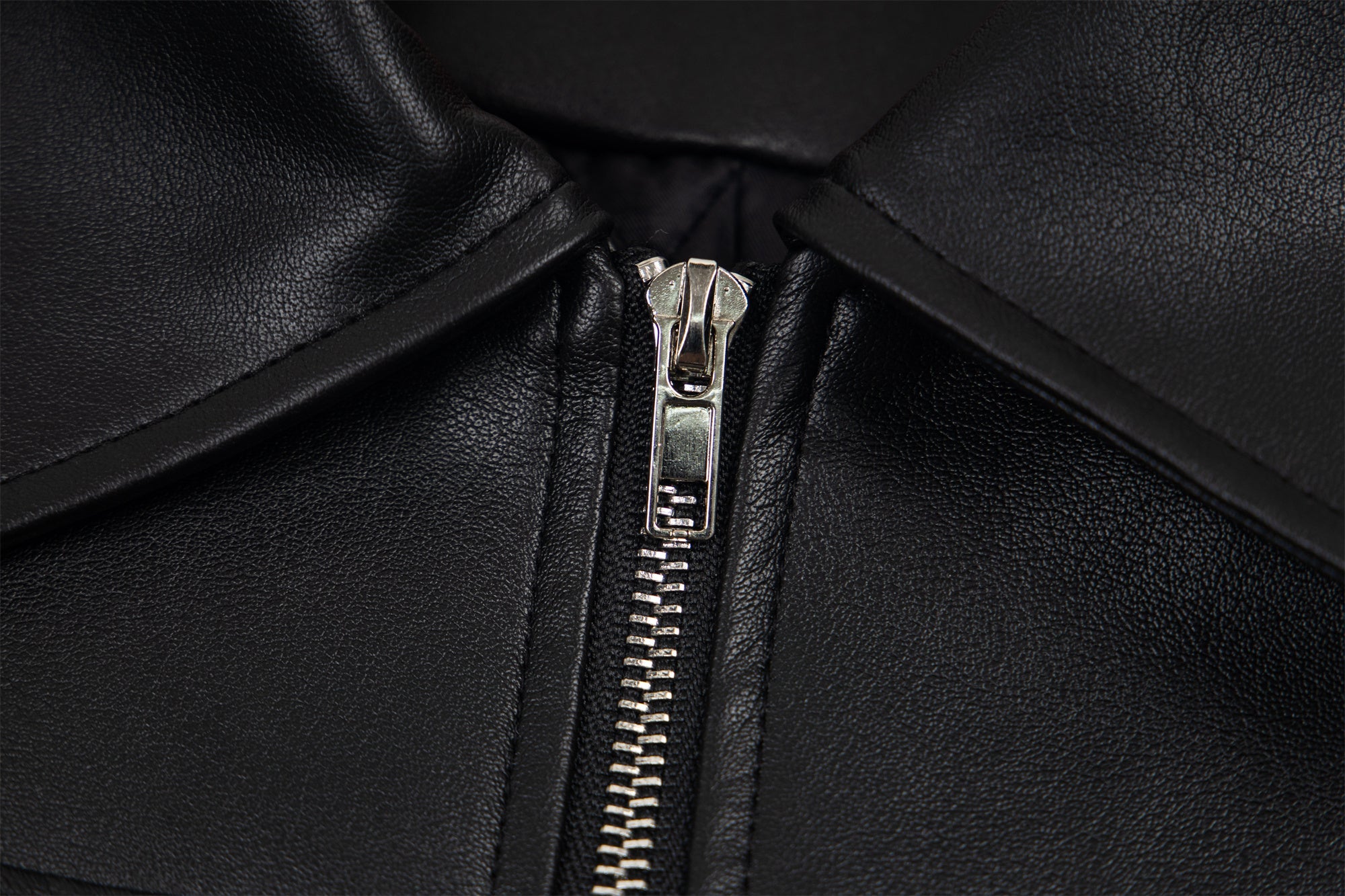 Omirad Vintage Lettering PU Leather Bomber Jacket