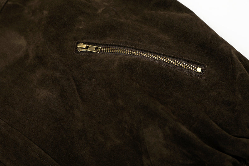 Omirad Utility Bomber Jacket | Stand Collar & Gold Hardware