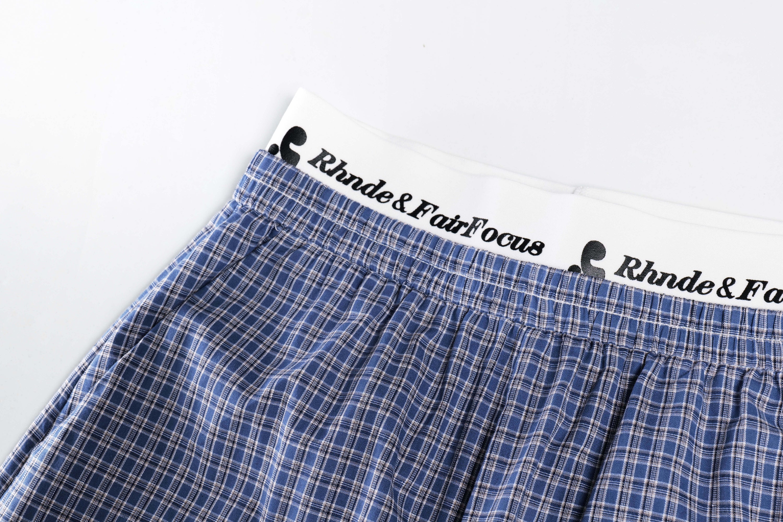 Check Pattern Relaxed Wide-Leg Cotton Pants | SEAKOFF