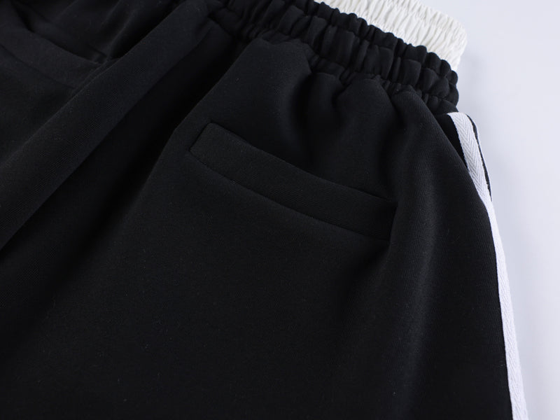 Barcode Graphic Wide-Leg Sweatpants | Streetwear Joggers