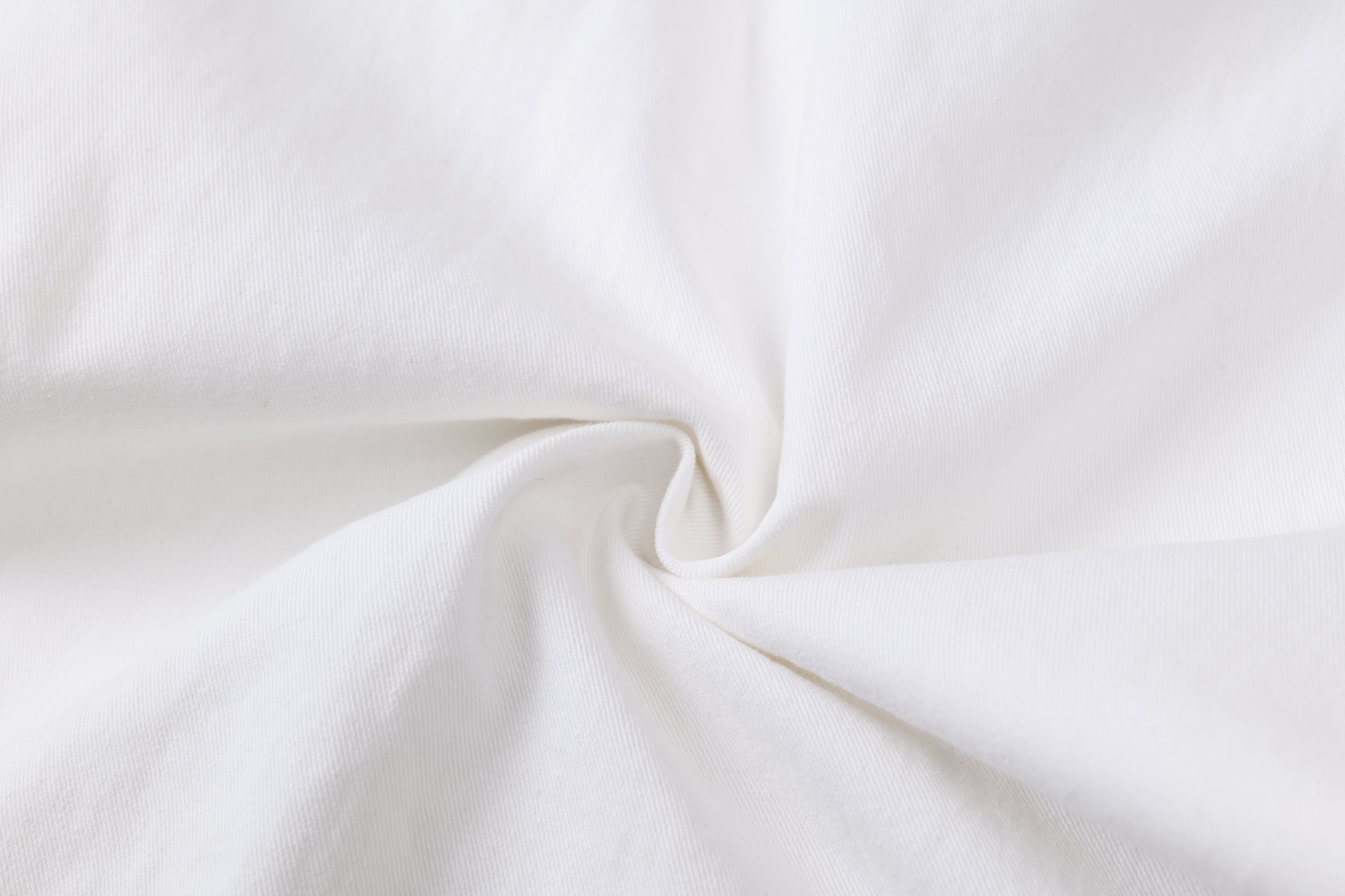 Omirad Distressed Wide-Leg Pants | White Cotton Barrel Fit