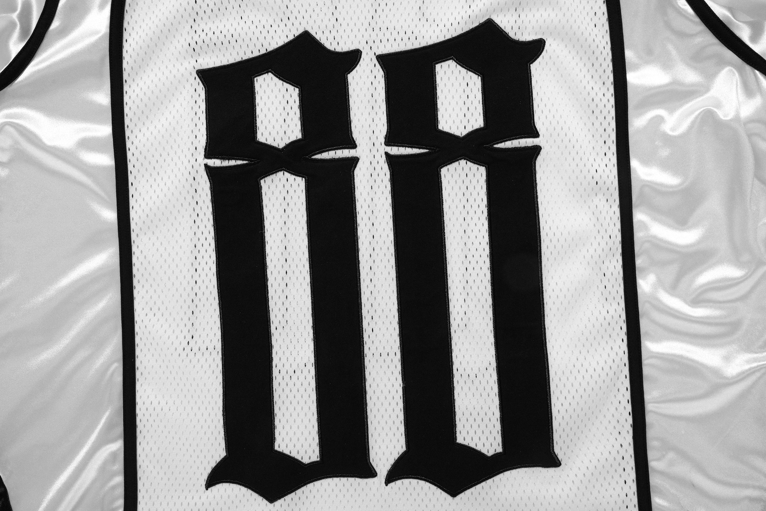 Gothic Mesh Jersey No. 88 | Long Sleeve Streetwear Top