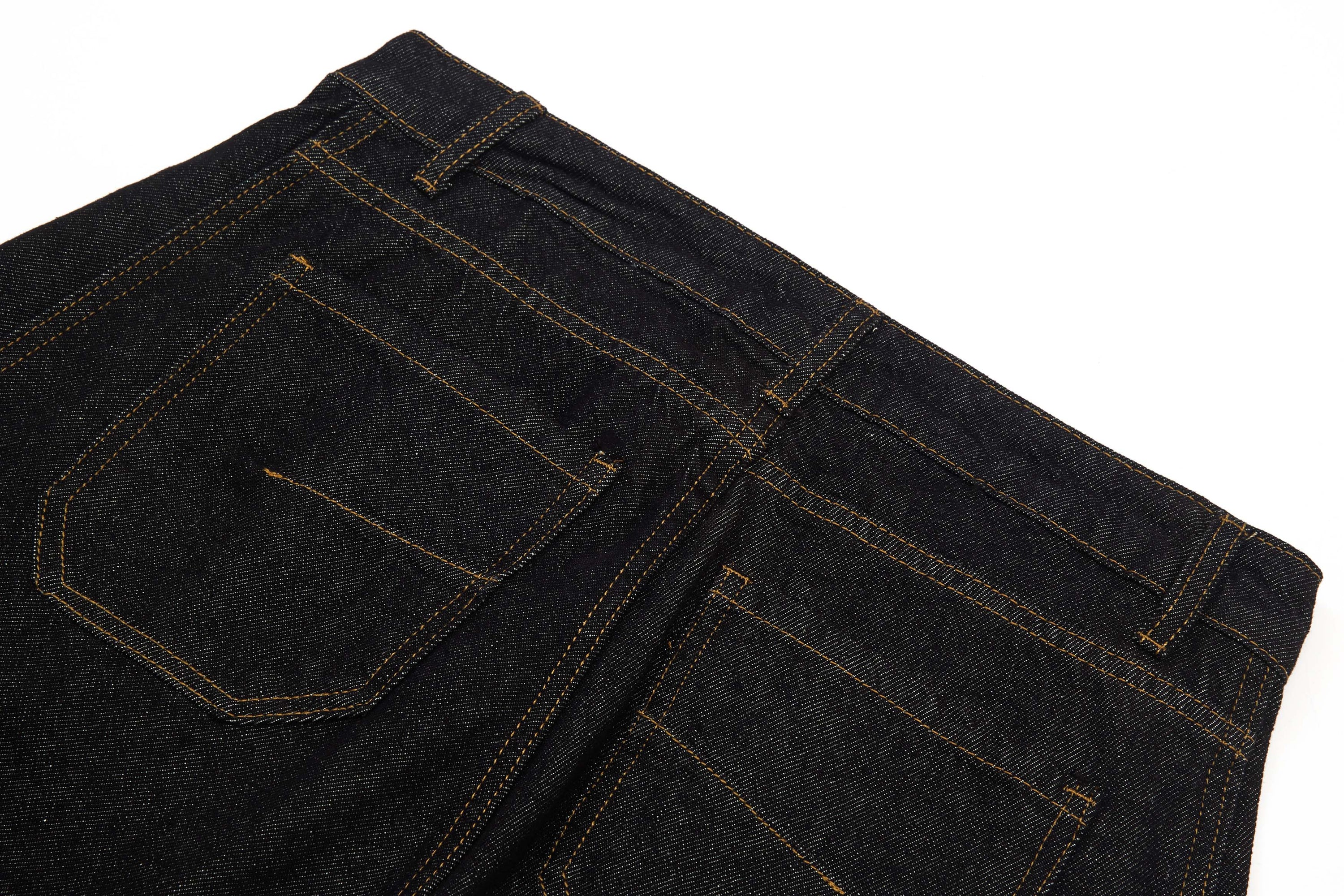 Omirad Contrast Piping Wide-Leg Jeans | Retro Street Denim