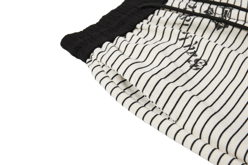 Striped Gothic Draped Wide-Leg Pants | Free Spirit Print