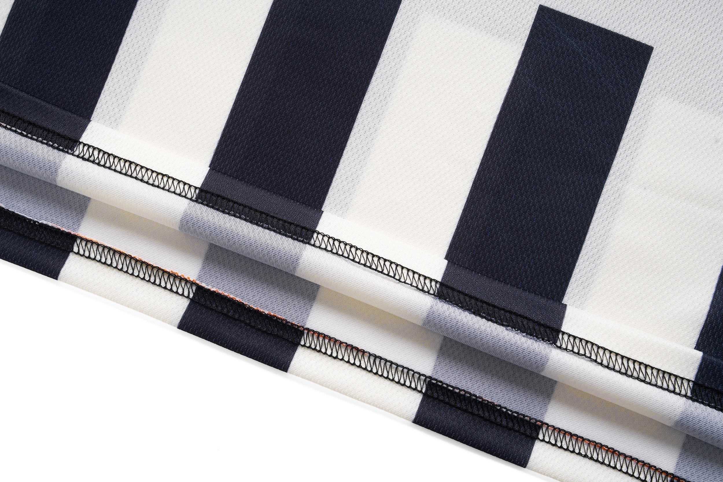 Retro Striped Varsity Soccer Jersey | Bold Streetwear Fit