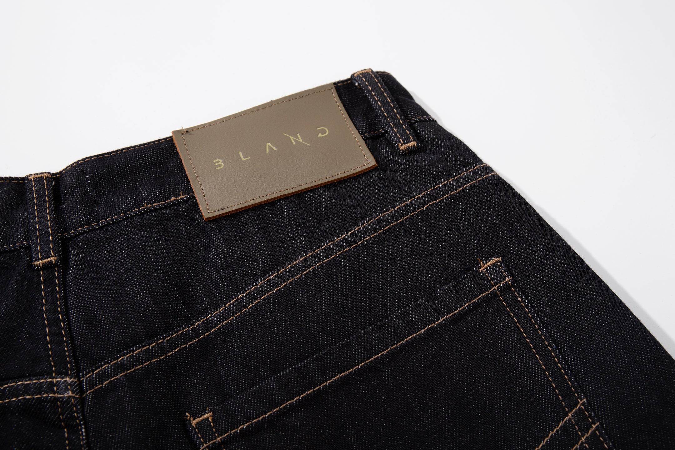 Omirad Plaid-Panel Wide-Leg Jeans | Dark Wash Denim