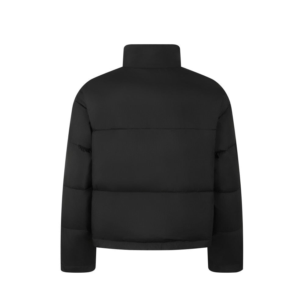 Reversible Check Puffer Jacket | Plaid & Black | SEAKOFF