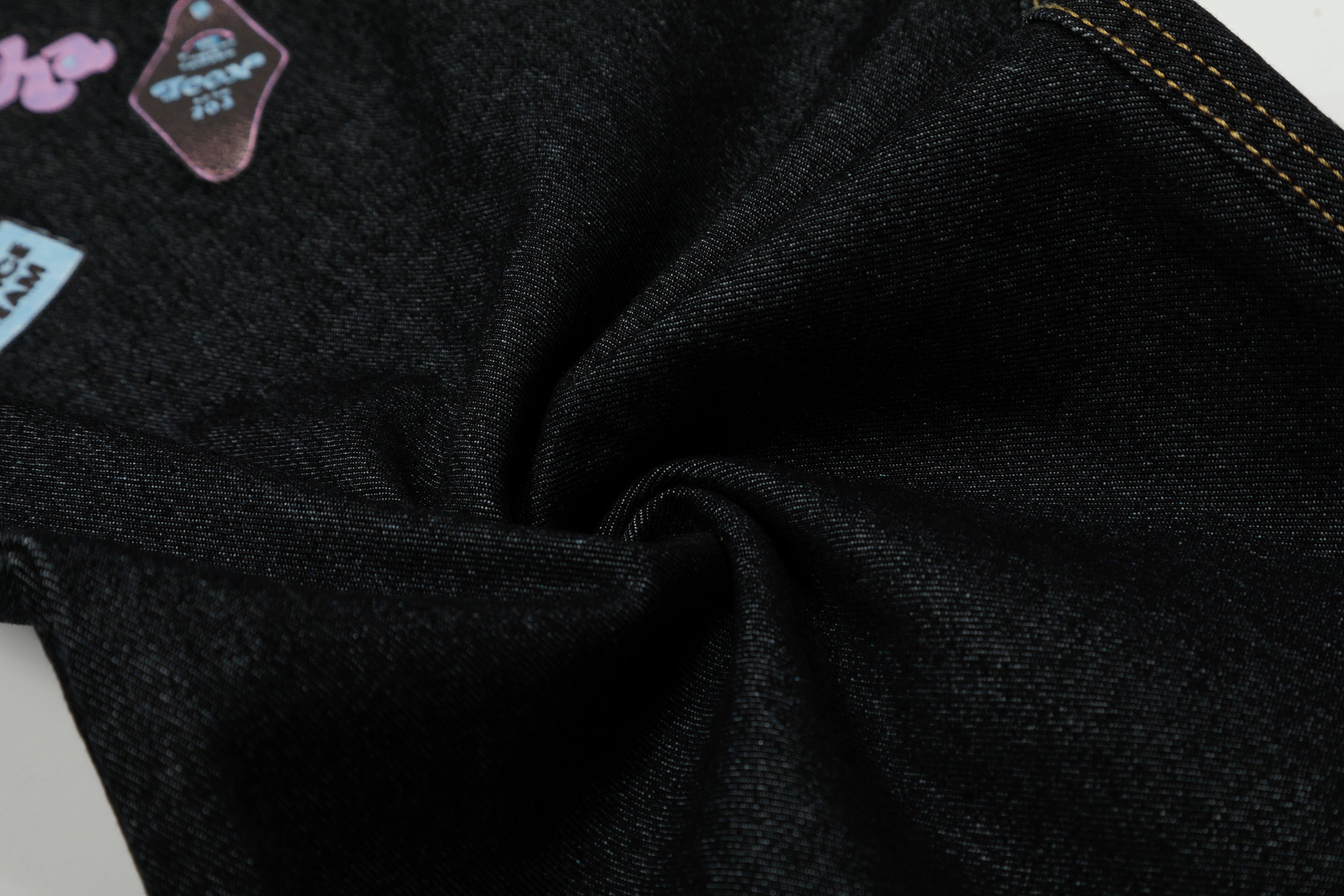 Graphic Patch Wide-Leg Denim Pants | Y2K Streetwear Jeans
