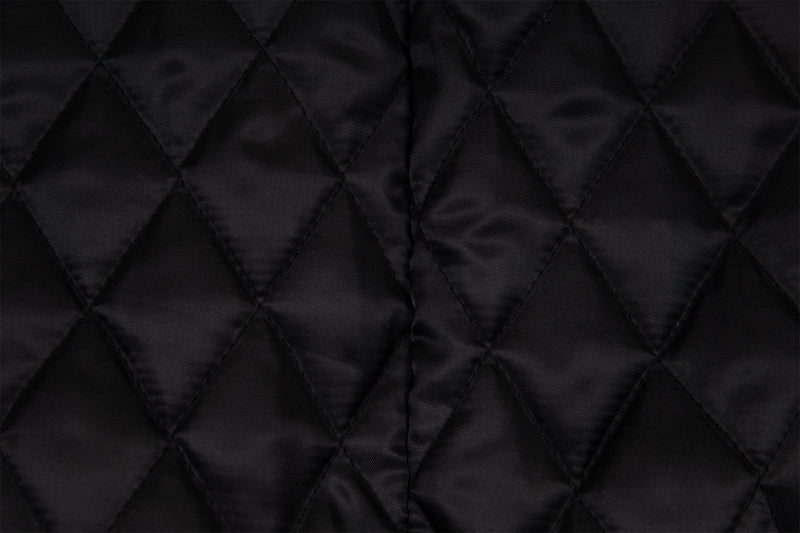 Omirad Vintage Lettering PU Leather Bomber Jacket