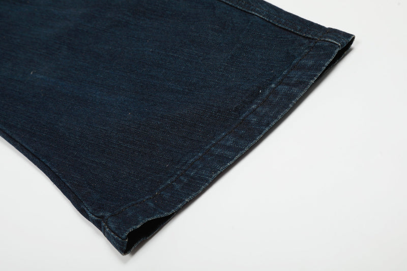 Omirad Split-Waist Wide-Leg Denim Jeans | Dark Wash