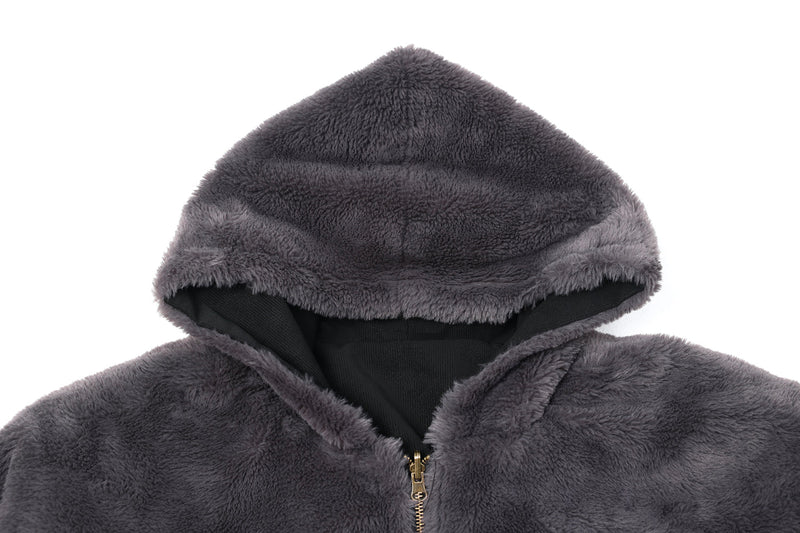 Omirad Reversible Hooded Bomber Jacket | Plush-Lined Streetwear