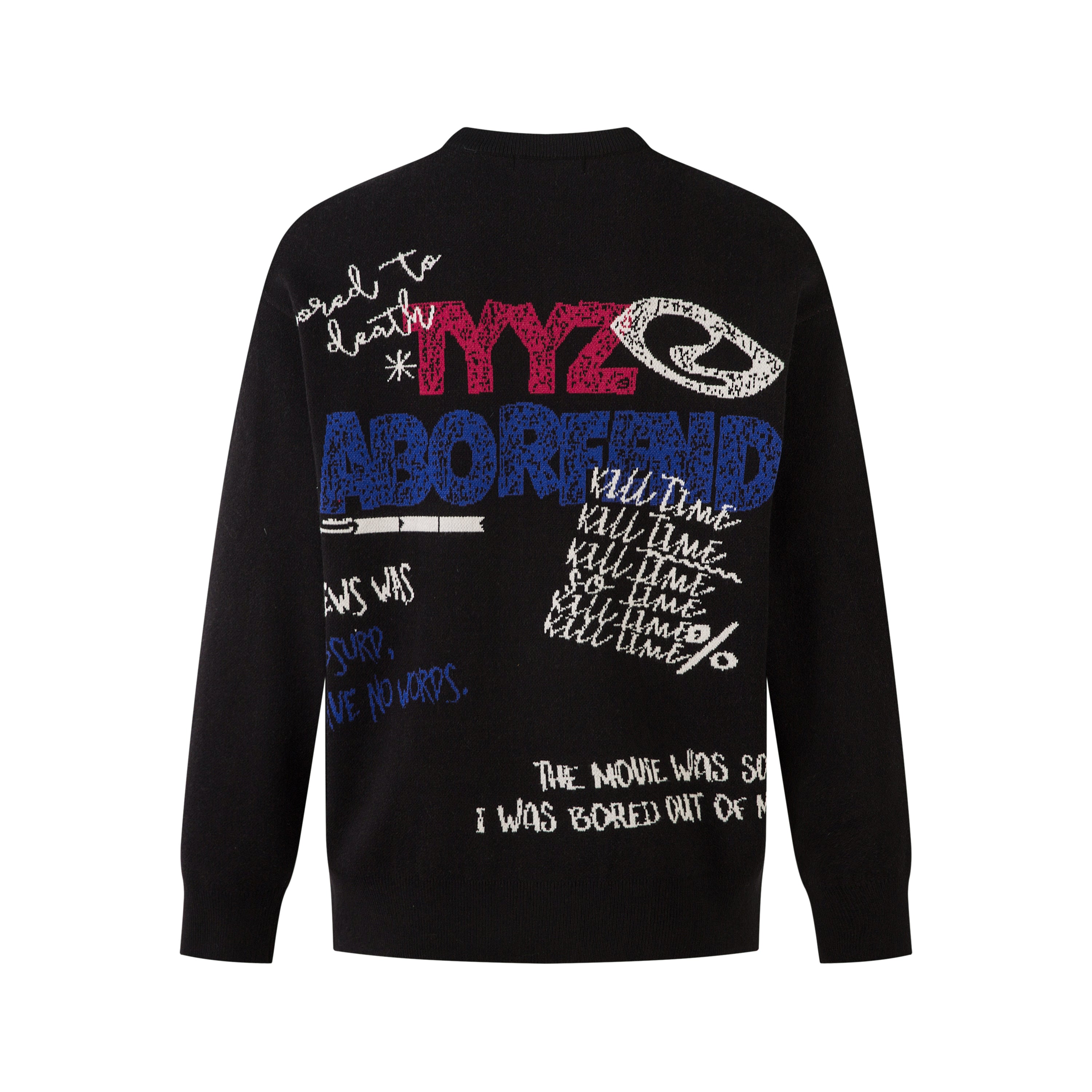 Omirad Graffiti Embroidered Knit Sweater | Streetwear