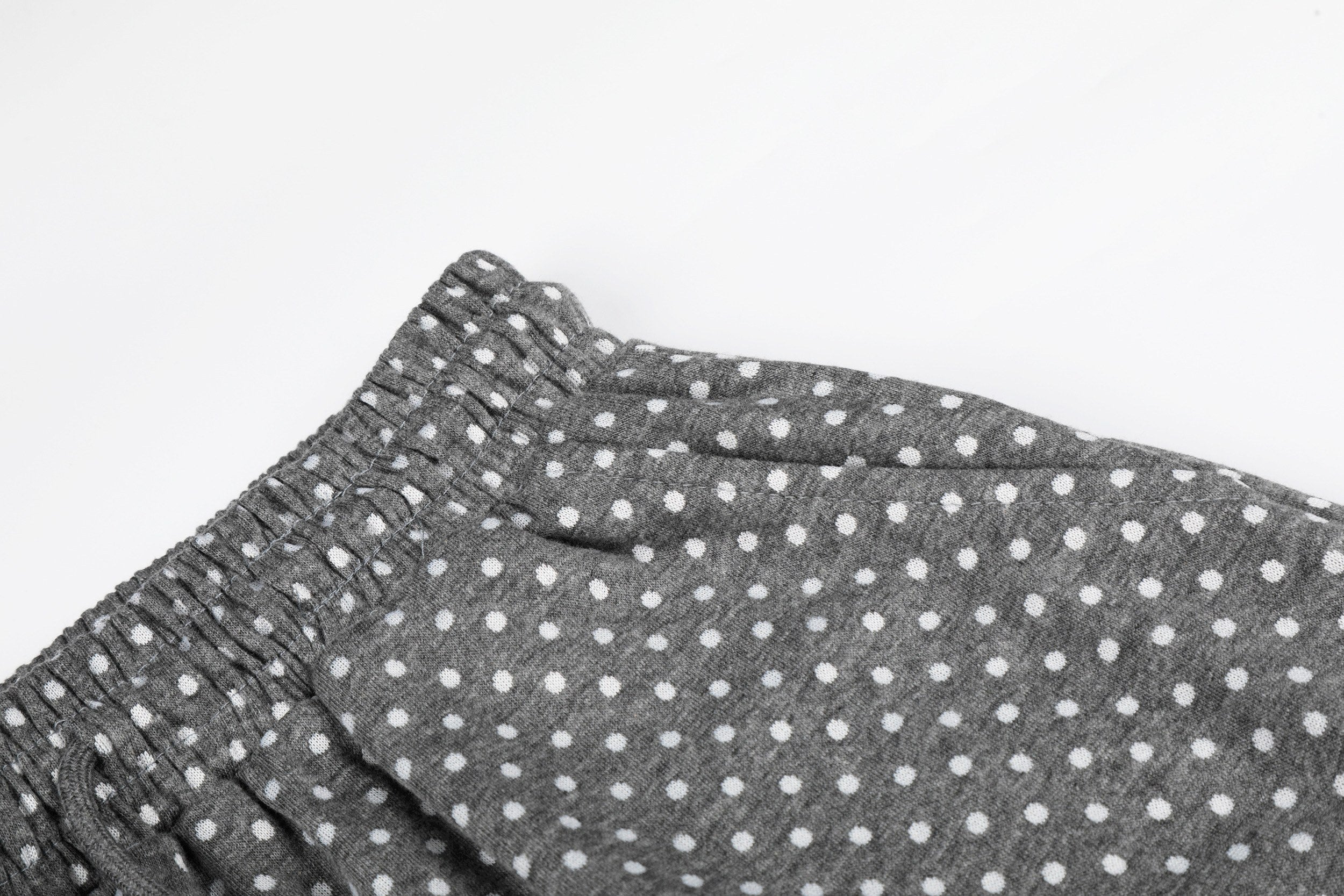 Polka Dot Star Print Wide-Leg Sweatpants | Y2K Streetwear