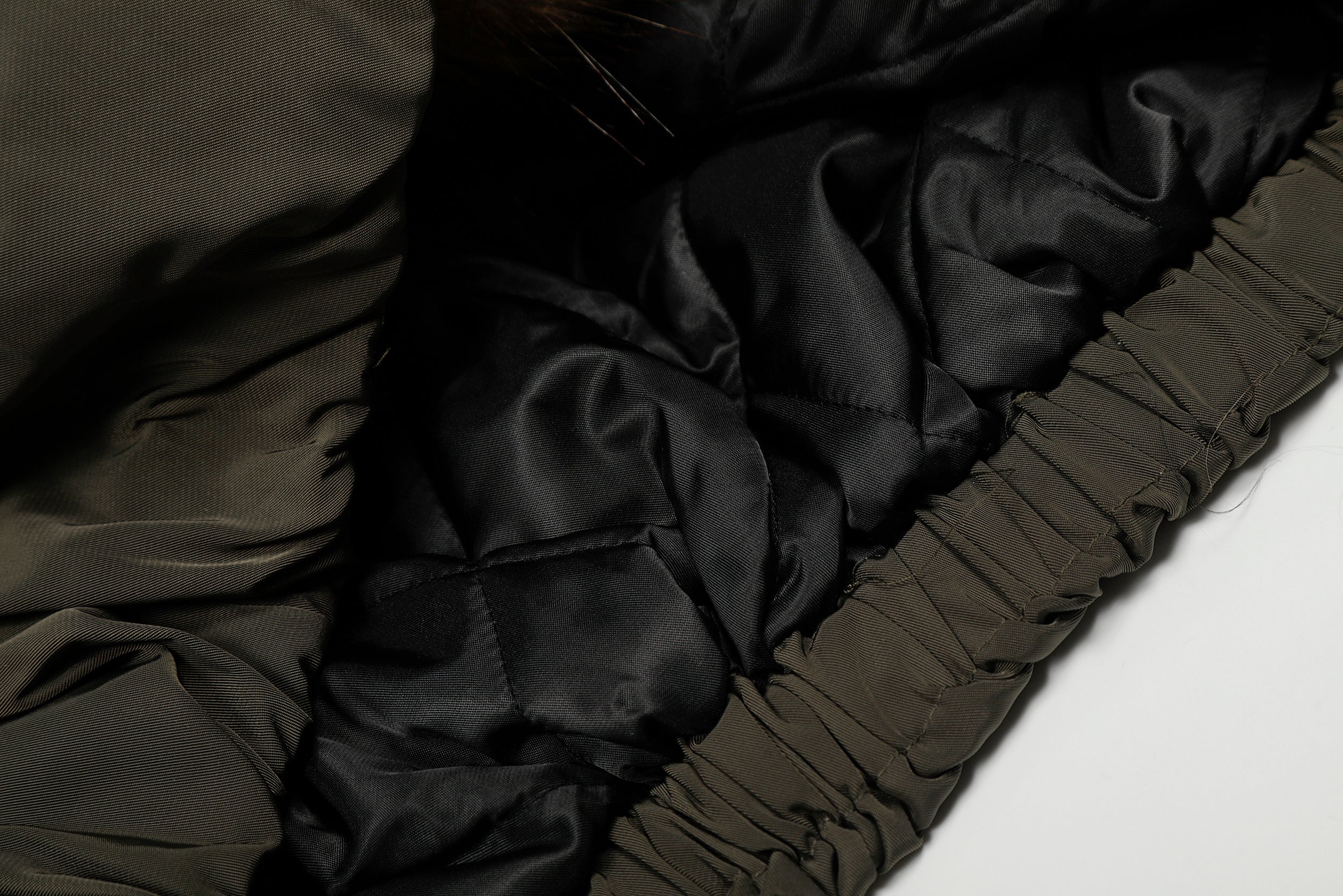 Faux Fur Collar Utility Bomber Jacket | Oversized Fit