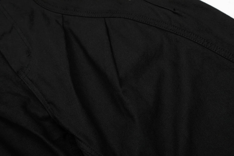 Sculpted Wide-Leg Pants | Curved Panel Cotton Trousers