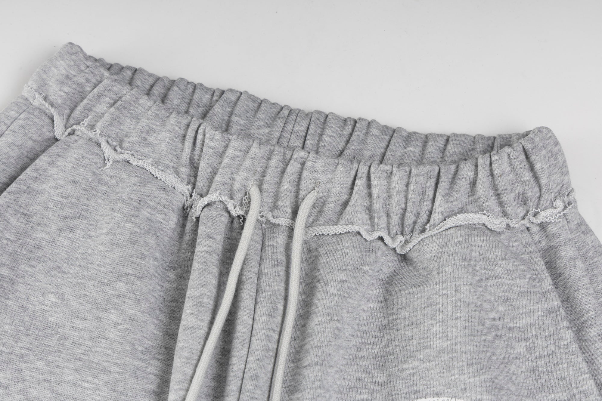 Gothic Wide-Leg Wave-Hem Sweatpants | Bold Streetwear