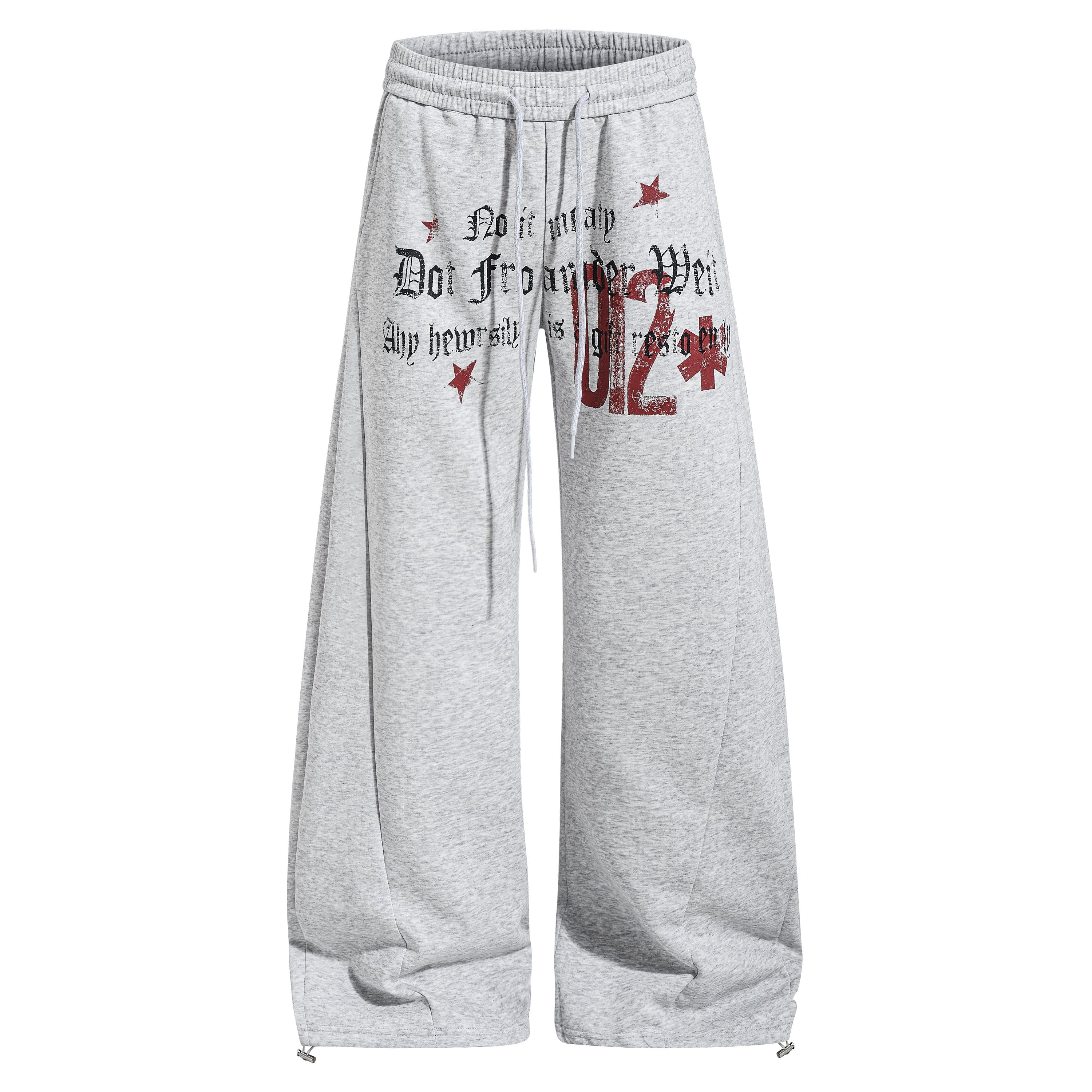 Omirad Vintage Star Wide-Leg Sweatpants | Retro Streetwear