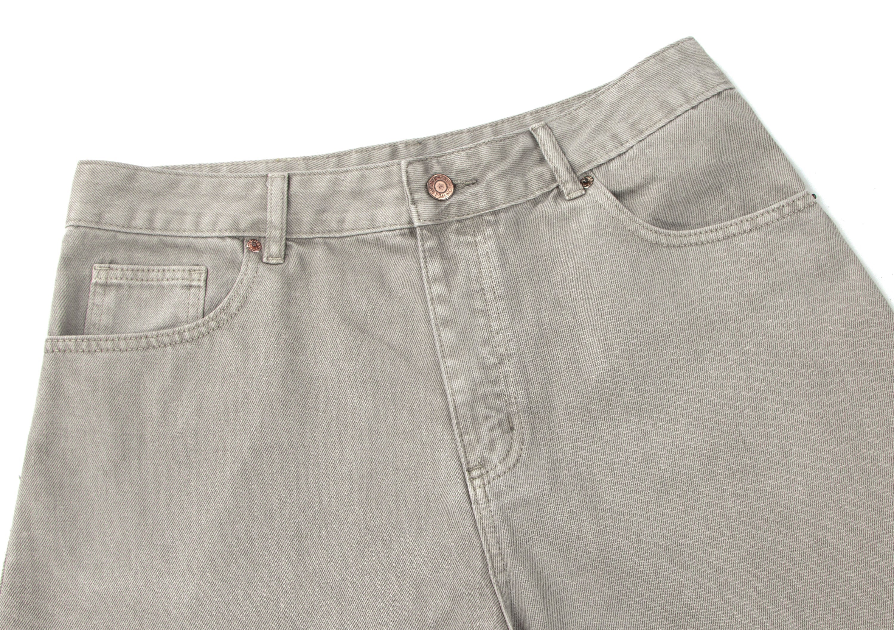 Panel Washed Wide-Leg Denim Pants | Streetwear Jeans