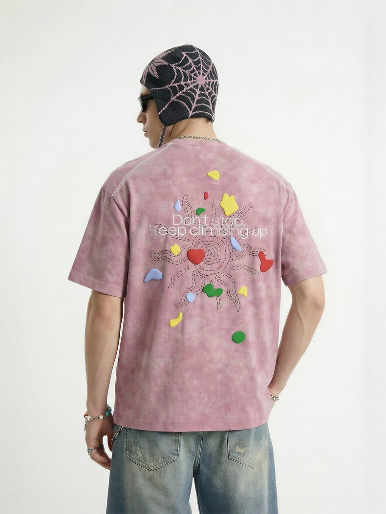 Omirad Keep Climbing Graphic Tee | Vintage Wash Streetwear