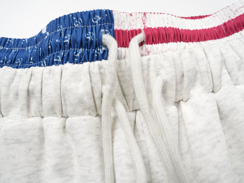 USA Flag Print Wide-Leg Sweatpants | Vintage Streetwear