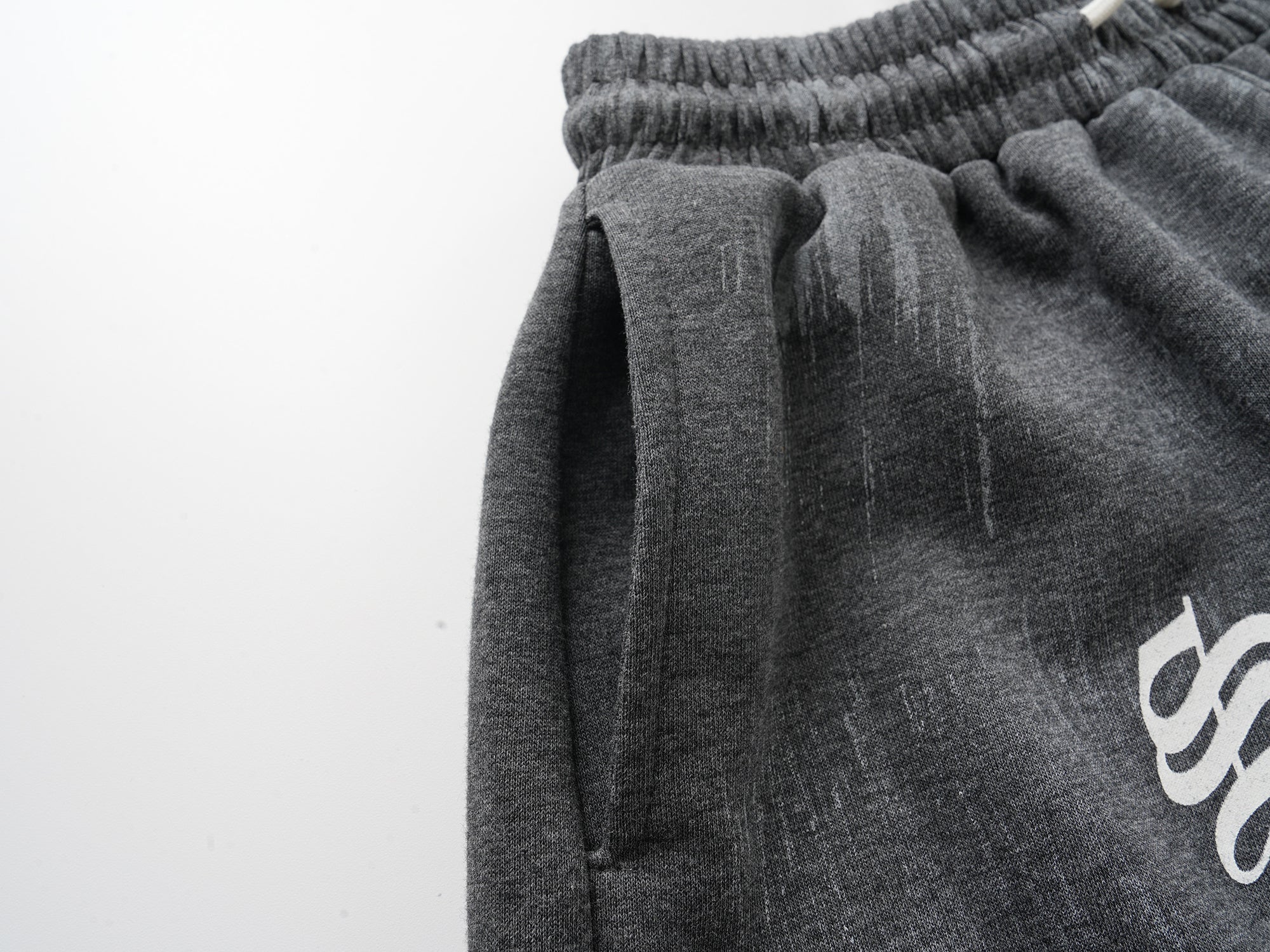 Distressed Print Wide-Leg Sweatpants | Streetwear Joggers