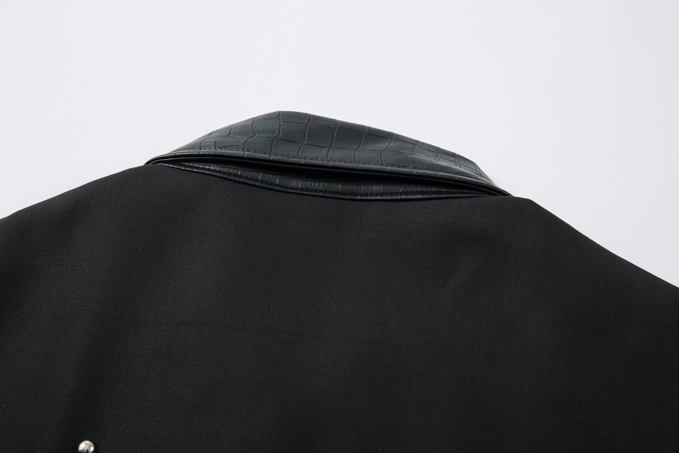 Omirad Barbed Graphic Jacket with Faux-Leather Collar