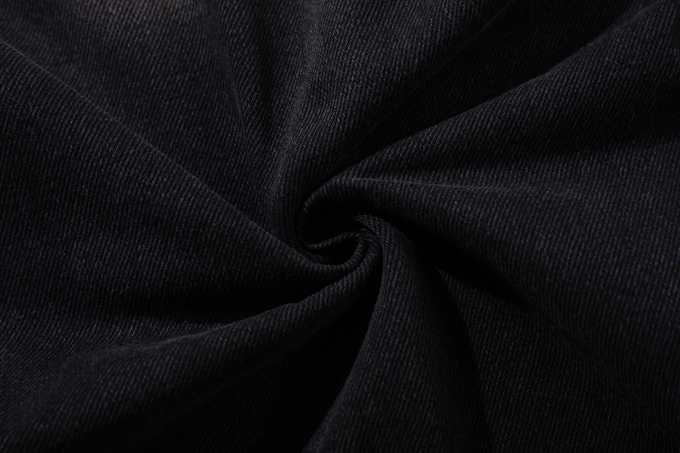 Omirad Scratch Fade Wide-Leg Jeans | Washed Black Denim