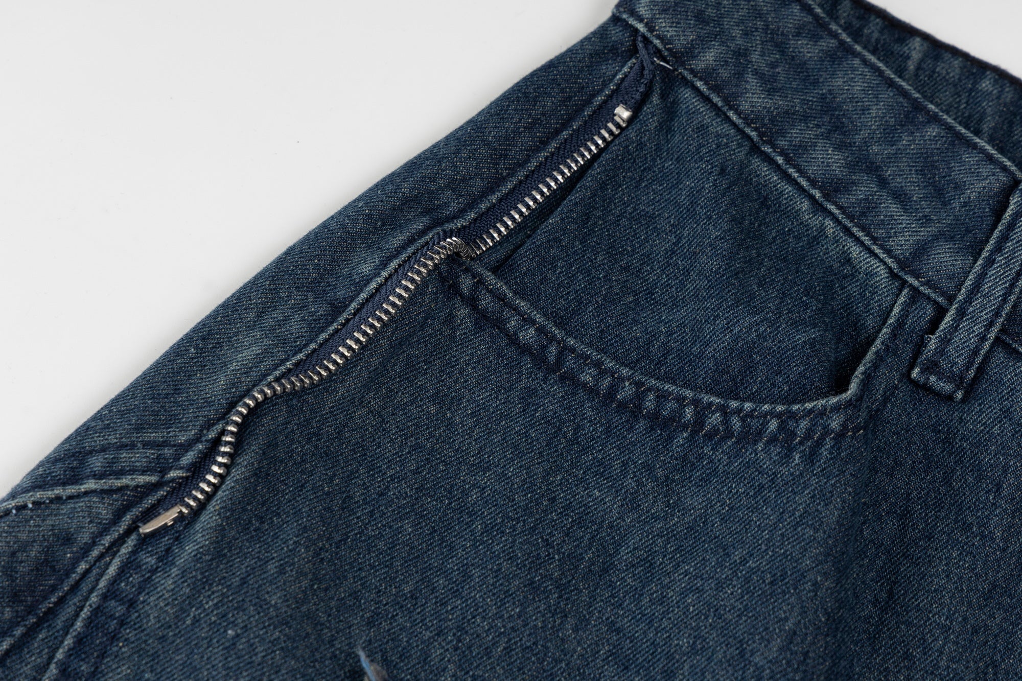 Star Patch Wide-Leg Jeans | Oversized Streetwear Denim