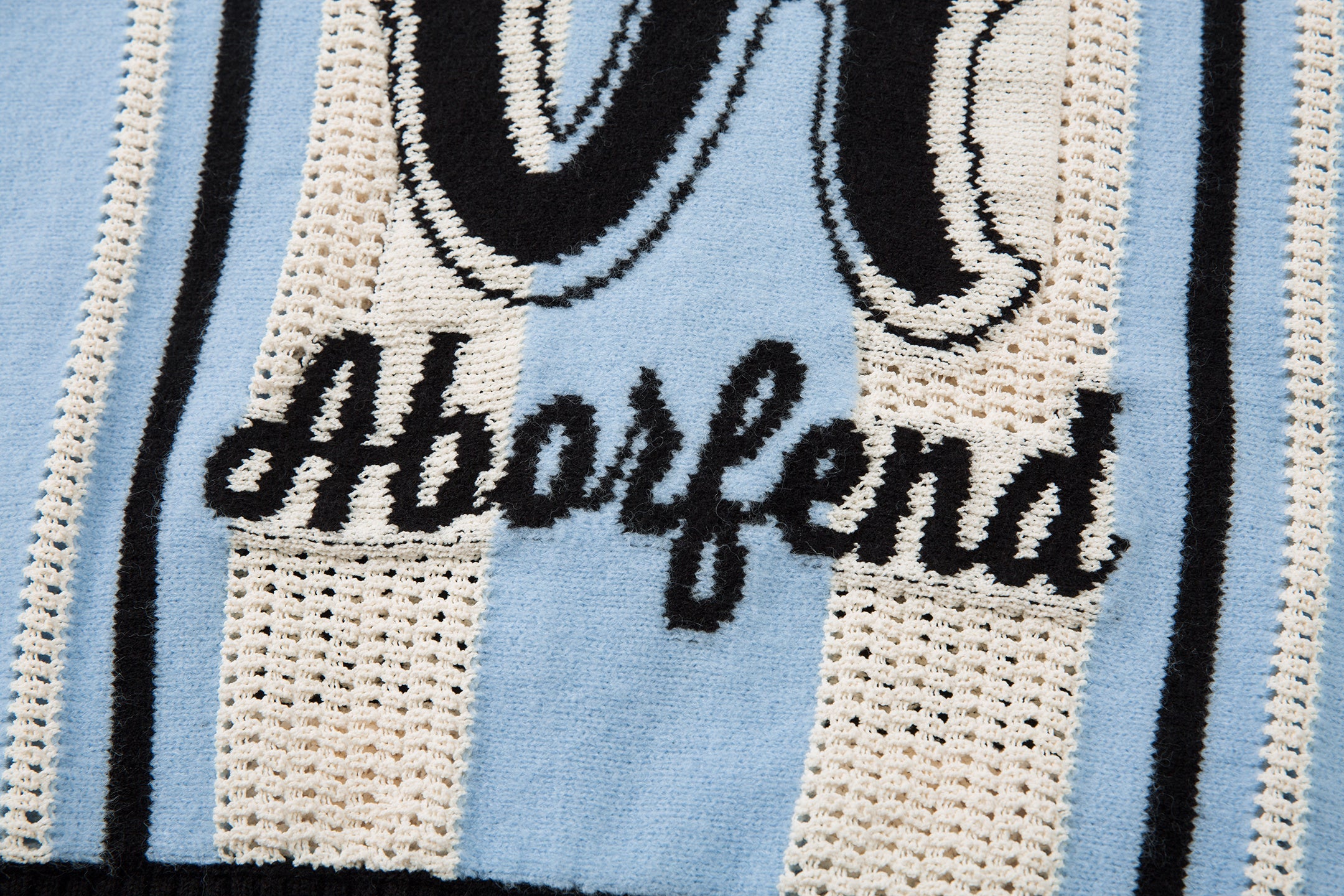 Varsity Stripe Knit Sweater | Retro Number Graphic Pullover