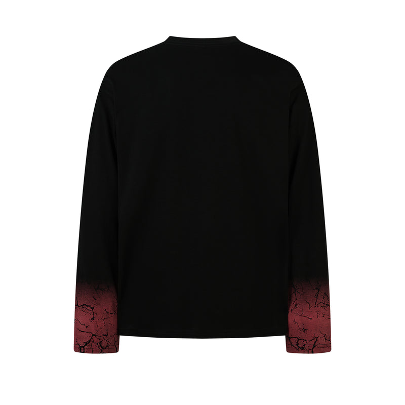 Demons Inside Gradient Graphic Long Sleeve Tee | McCann