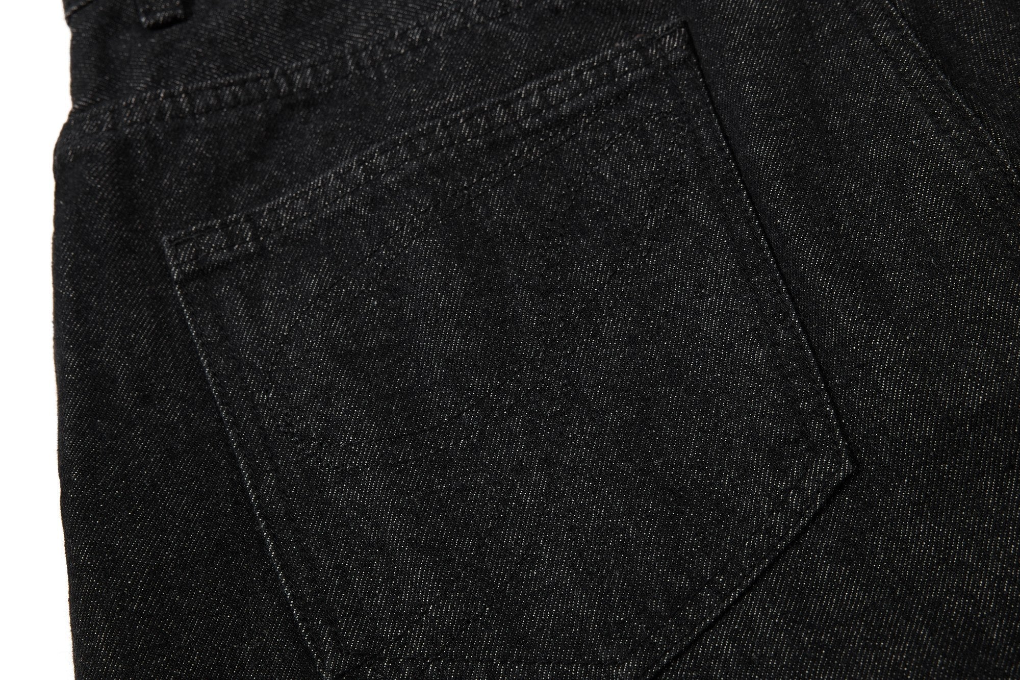 Asymmetric Button Denim Shorts | Wide-Leg Black Streetwear