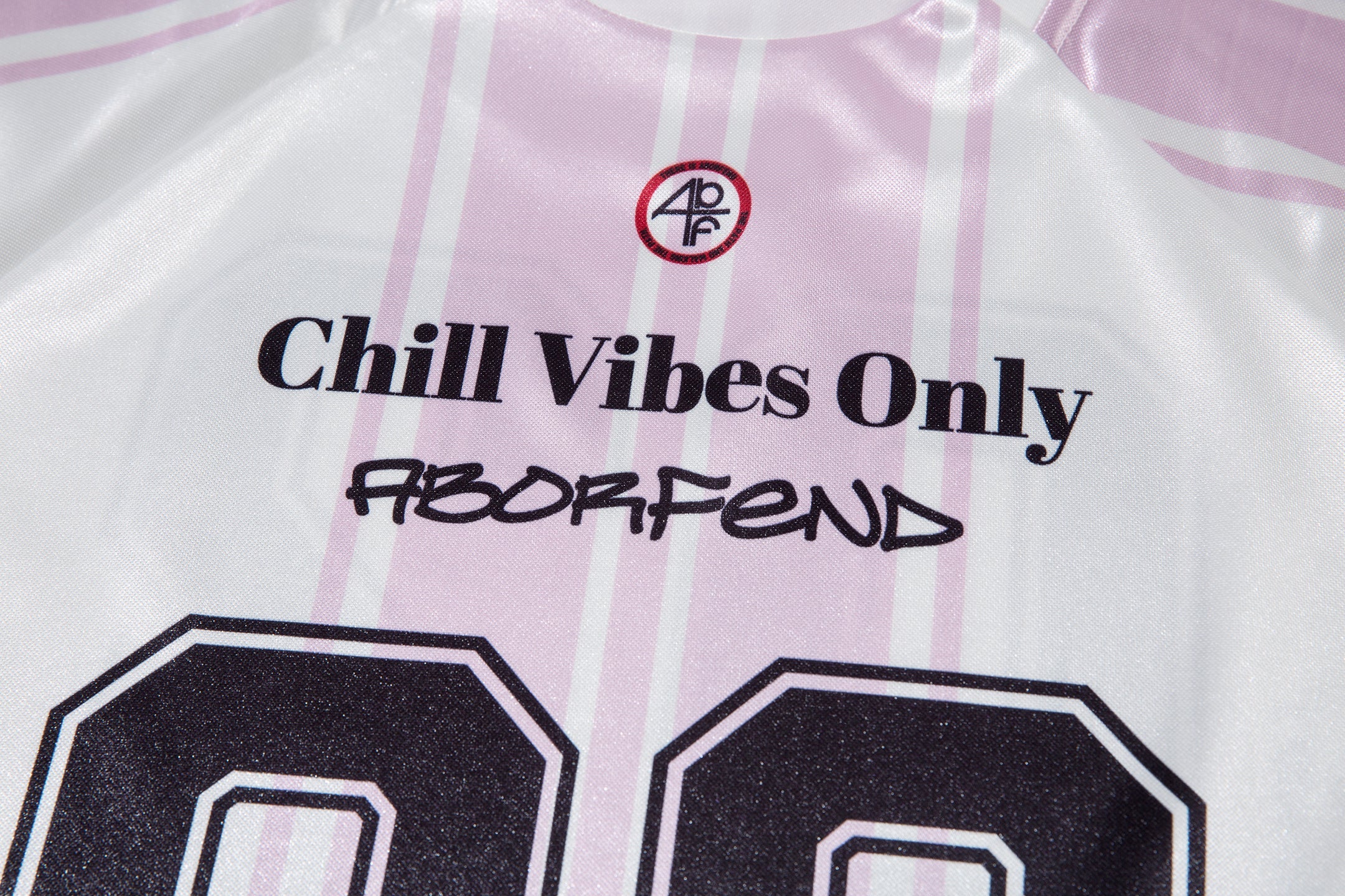 Chill Vibes Only 02 Retro Stripe Long Sleeve Jersey Top