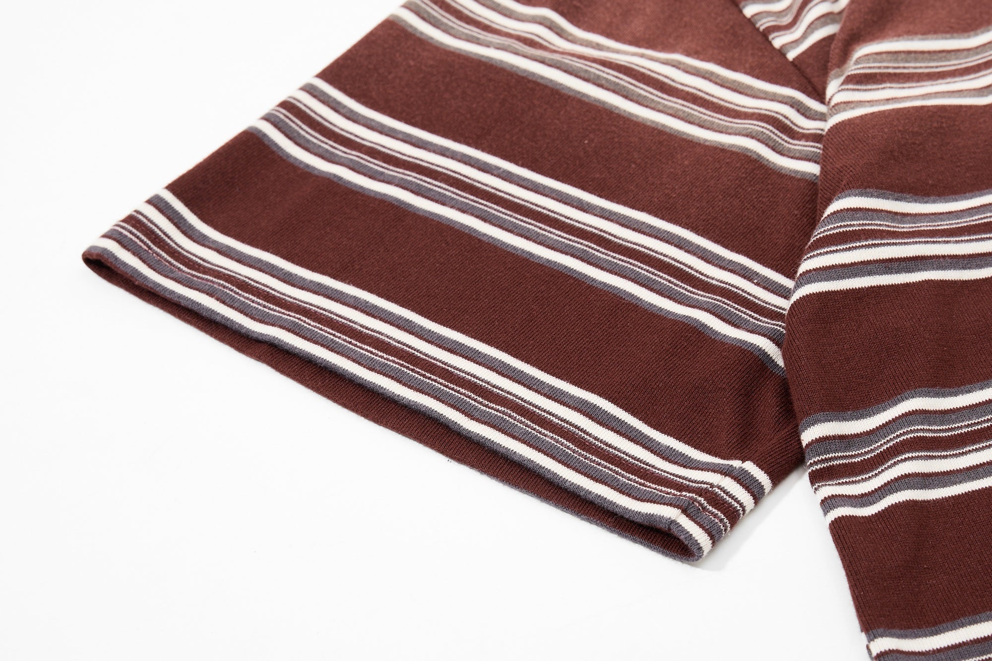 Vintage Stripe Rugby Polo Shirt | Retro 90 Graphic | Omirad