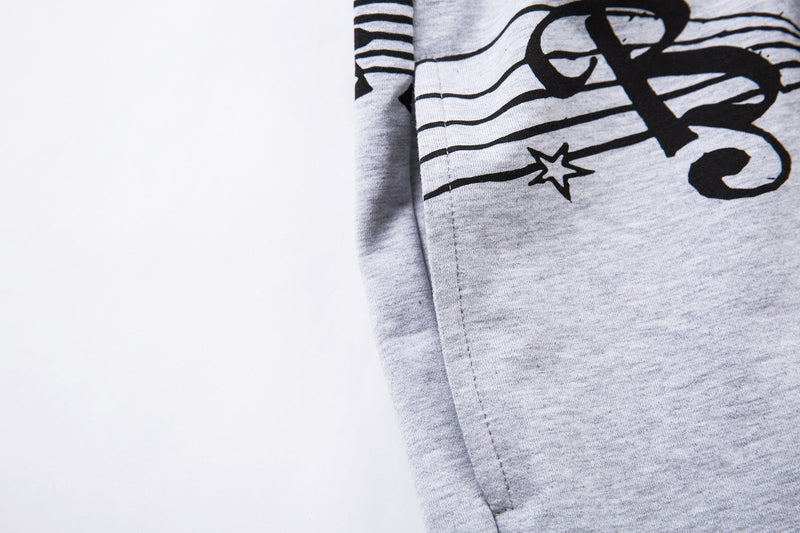 Music Note Graphic Wide-Leg Sweatpants | Streetwear Comfort