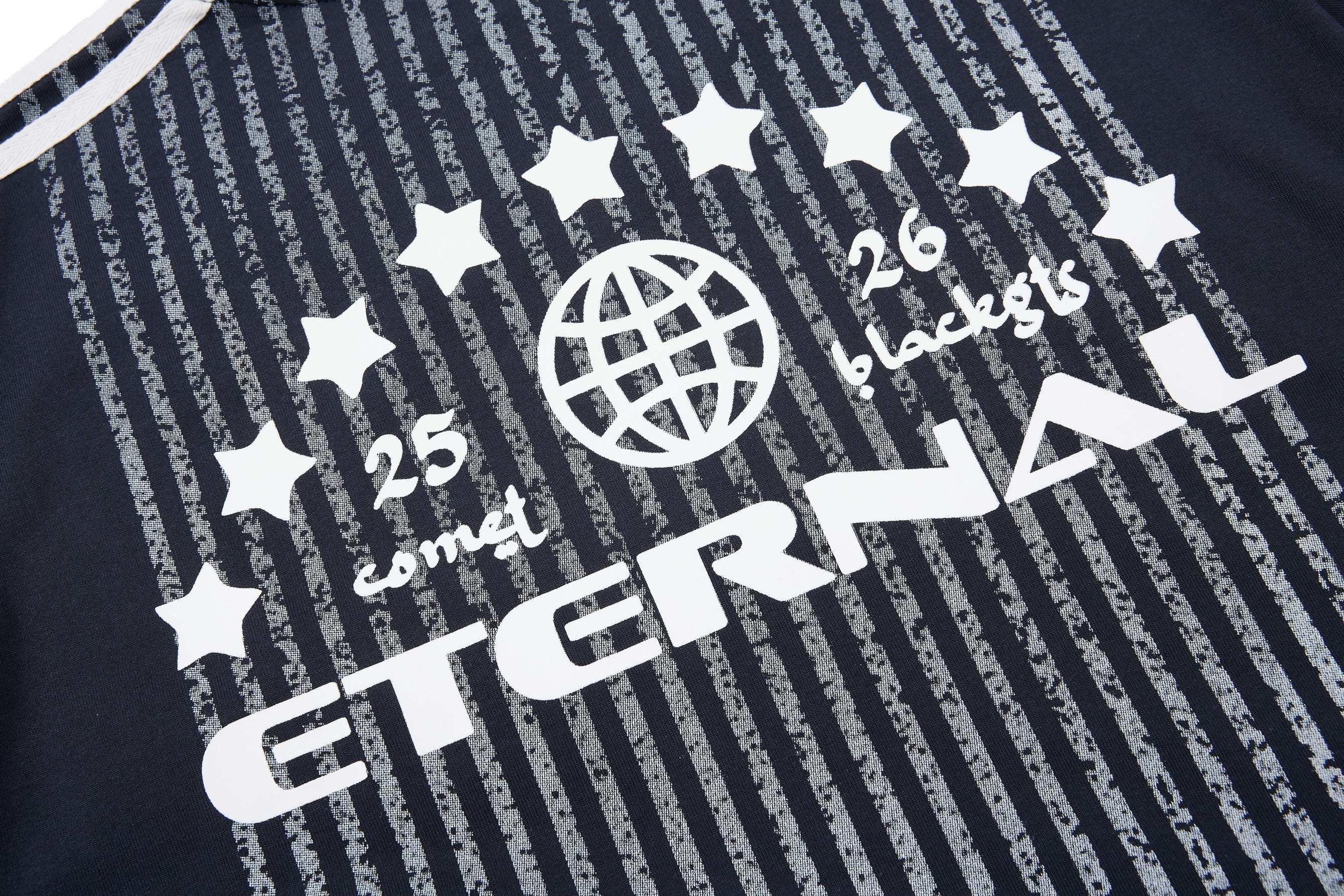 Foramder Velocity Line Sport Tee | Stripe Graphic T-Shirt