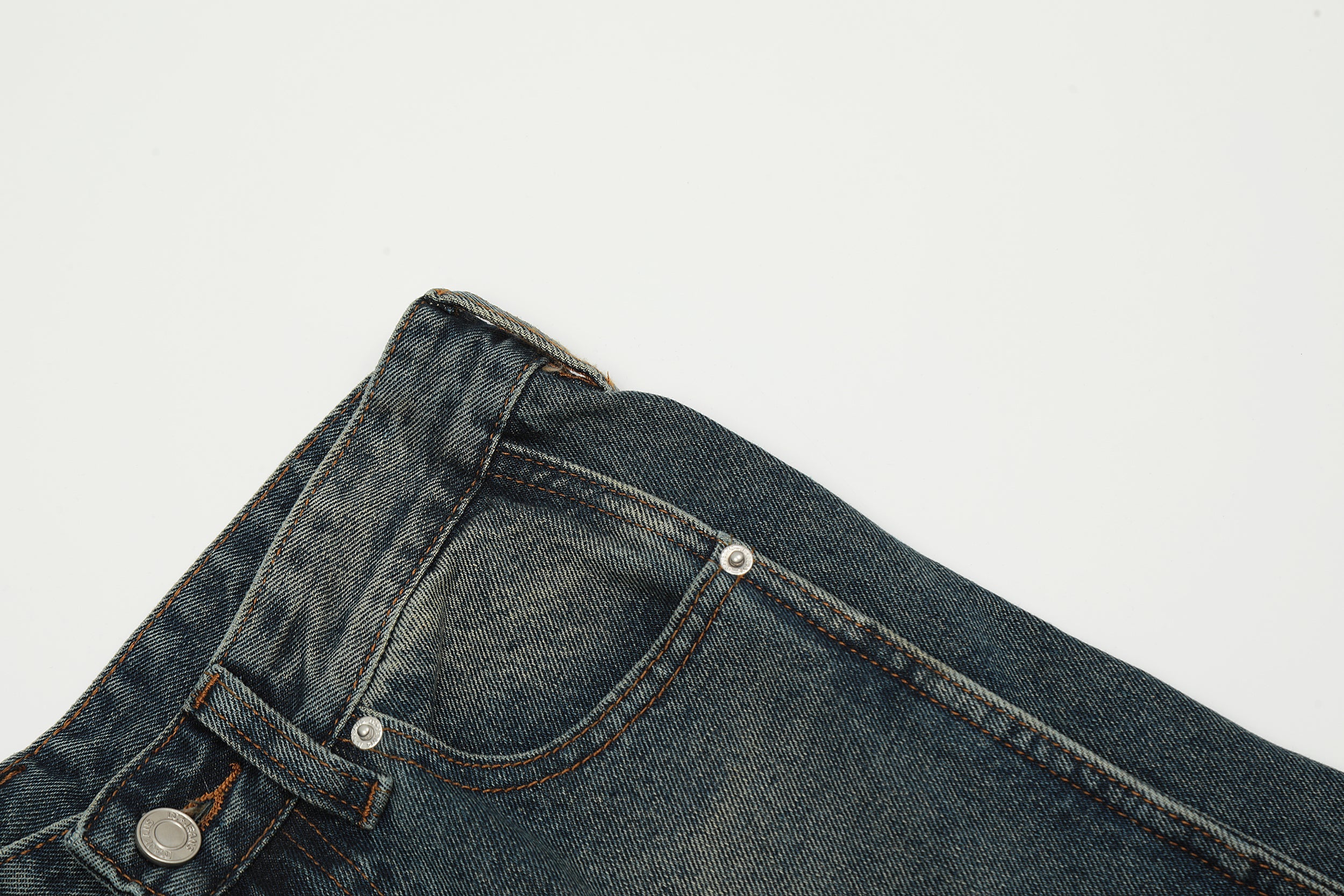 Omirad Classic Fade Wide-Leg Jeans | Vintage Wash Denim