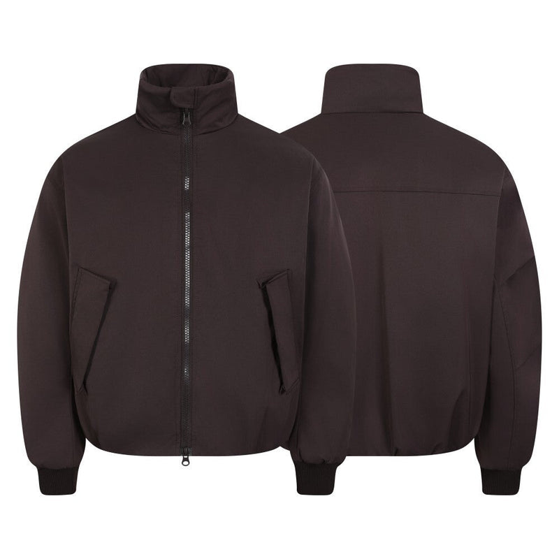 High-Neck Minimal Bomber Jacket | Clean Streetwear Essential