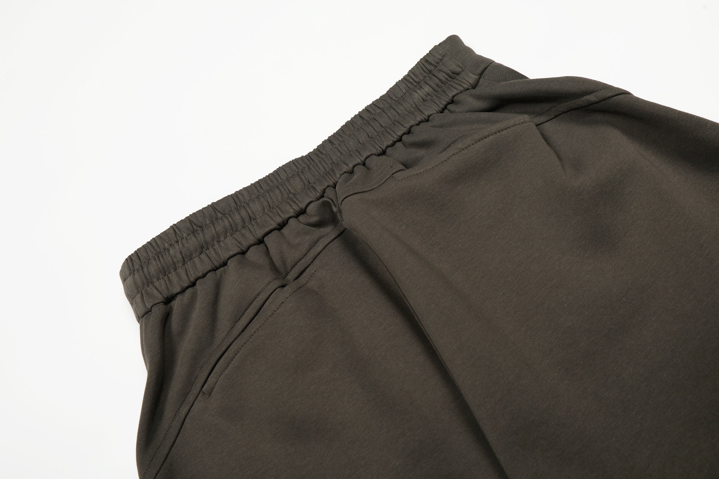 Omirad Essential Wide-Leg Relaxed Knit Pants | Olive